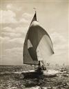 ROSENFELD, MORRIS (1885-1968) Pair of photographs of yachts racing.